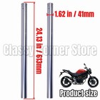 2x Front Brake Inner Fork Tubes For 2017-2018 Suzuki Sv650 2009-2019 Sfv650