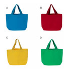 Assorted Color Canvas Tote New 8 38  X 11 5 