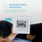 Love At First Sight Sonogram Picture Frame  White