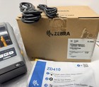 Zebra Zd410 Label Printer Zd41023-d01000ez W  Power Cord Usb Cable   Box New