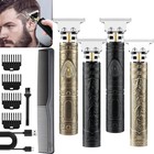 Professional Beard Trimmer Clipper Cordless Electric Shaver With Usb Charging Us