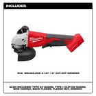 Milwaukee 2686-20 M18 18v Brushless Cordless 4-1 2    5  Cut-off Grinder
