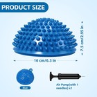 2 Pack Hedgehog Balance Pods Half Balance Ball Blue