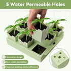 Seed Starter Tray  Extra-thick Reusable Germination Kit 9 Deep 2 3 In Cells