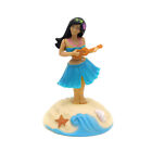 Solar Dancing Hula Girl Guitar Motion Animated Bobble Head Figure Toy Car Dash