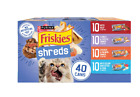 Purina Friskies Wet Cat Food Gravy Variety Pack Shreds For Adult Cats  40 Cans
