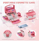 Kids Makeup Set For Girl 56 Pcs Washable Real Cosmetic  Non-toxic  Makeup Kit