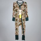 Ry   Roe Kids Co Bamboo Zippy Romper 2t Reptile Skull Print Green Tan Nwt