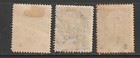Poland 1917 Local Issues Warszawa 6 Gr Surcharge Used X3