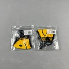 Tipsy Elves Unisex Os Face Mask 2 Pack Yellow Smile Graphic Retro Rave Costume