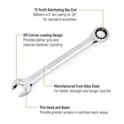 Gearwrench 20 Piece Ratcheting Combination Wrench   Sae   Metric   Silver 