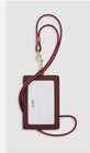 Coach Id Lanyard Card Case Holder Badge Ca824 Watermelon   Wine