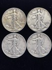 20 Silver Walking Liberty Half Dollar Roll -  Mixed Dates  Mint Marks - Lot A127