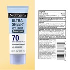Neutrogena Ultra Sheer Dry-touch Sunscreen Lotion Spf 70  Broad Spectrum 3 Fl Oz