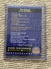 Wicked For Good Signed Lyrics Lights Of Broadway Card