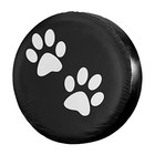  Spare Tire Cover Dust-proof Wheel Tire Cover 15 for Diameter 27 -29  Paw Print