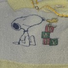 Snoopy The Peanuts Infant Baby Pajamas Sleepsuit Collared Size 11-18 Lb Fleece
