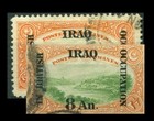 Iraq Irak British Occ 1918 8an  Wide narrow Ovpt 30     27mm v rare Variety 3493