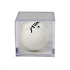 Custom Single Ping Pong Ball Clear Acrylic Display Box 2  X 2  X 2 