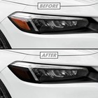 2x Overlay Vinyl For 2022-2026 Honda Civic Accessories Precut Vinyl Smoke Tint