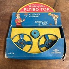 Vintage Tin Lithographed Helicopter Flying Top Set No  50 By Ferdinand Strauss