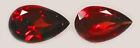 2 Antique 19thc Hand Cut 1ct Garnet Gem Of Koran   s Fourth Heaven Persian Royalty