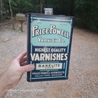  Rare Gallon Tin Can Price Powell Varnish Co Bakelite Spar Valley Park Missouri