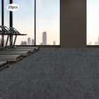 Carpet Tiles 24x24 Inch 20 Pack Peel And Stick Rug Self Adhesive Deep Grey