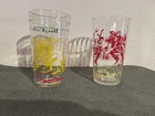 Davy Crockett - Two  2  Large Different Vintage Drinking Glasses