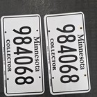 Minnesota Collector License Plates Lot Of 4  Numbers 984068   Image  Vintage Set