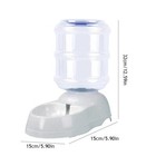Pet Dog Cat Water Feeder Dispenser Drink Water Gravity Large Bowl