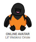 Unused Code Tag Only Lil kinz Oriole Bird No Plush Hs510 Webkinz Ganz Treehouse