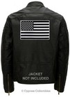 Black   White American Flag Patch Large 11-inch Us Usa Embroidered Iron-on Huge