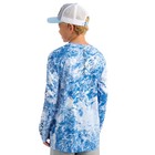 Huk Pursuit Mossy Oak Crew Kid s Tech Shirt  Regatta  Youth Small
