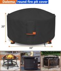 Fire Pit Cover  Heavy-duty 600d Outdoor Fabric  100  Waterproof Fire Pit Cover