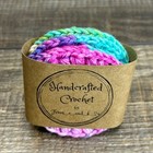 Handcrafted Crochet Face Round Makeup Remover Scrubbies Set Cotton Yarn