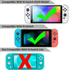 Accessories Kit For Nintendo Switch   Switch Oled Model Games Bundle Wheel Grip