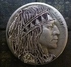 Hobo Nickel Hand Carved Original By J m Tarantula Buffalo As Crazy Horse