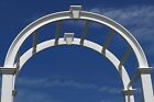 Vita Vienna Arbor Decorative Vinyl Garden Patio Wedding Arch Trellis W warranty