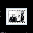 Old Vintage Photo Quartet Older Elderly Men Women Couples Glasses Border