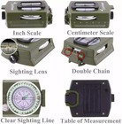 Compass Pocket Military Army Geology Pro Outdoor Hiking Camping Survivalist Sos