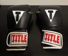 Title Boxing Gel Enforced Black Bag Gloves Large Gfwg2 Boxing Gloves