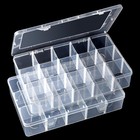 Organizer Box Storage Large Tool Jewelry Plastic Screws Container Case Clear Tie
