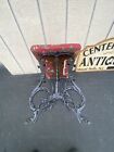 65104   Antique Iron Window Bench Seat Stool