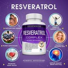    resveratrol Maximum Strength 90 Capsule Premium Formula Anti-aging Antioxidant 