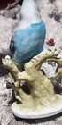 Vintage  lefton  Parakeet Bird Figurine Kw 465
