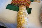 Lot Vintage Lace Mostly Gold   White  Apparel   Craft  home