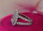 2 50ct Lab-created Vvs1 d Diamond Halo Women s Engagement Ring 14k White Gold Fn