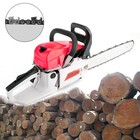 52 62 68cc Gas Chainsaw Bar Gasoline Power Chain Saw 2 Cycle Engine Cutting Rm6