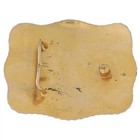 Huge Silver P Texas Texan Pride Cowboy Trophy Rodeo Western Vintage Belt Buckle